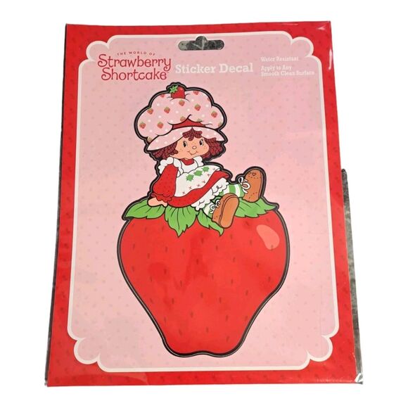 STRAWBERRY SHORTCAKE Stationary Lot Journal w/Lock, Pom Pen, Sticker Decal NWT - Picture 3 of 6